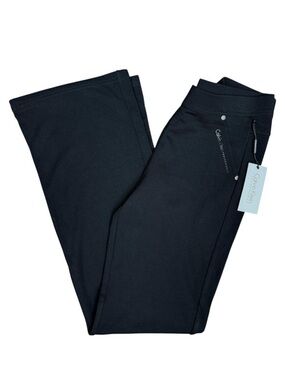 NWT Women's CALVIN KLEIN Performance Quick Dry Stretch Pants‎ Black | Size M